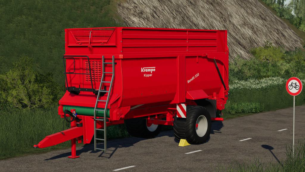 FS19 - Krampe Bandit 550 Trailer V1.0