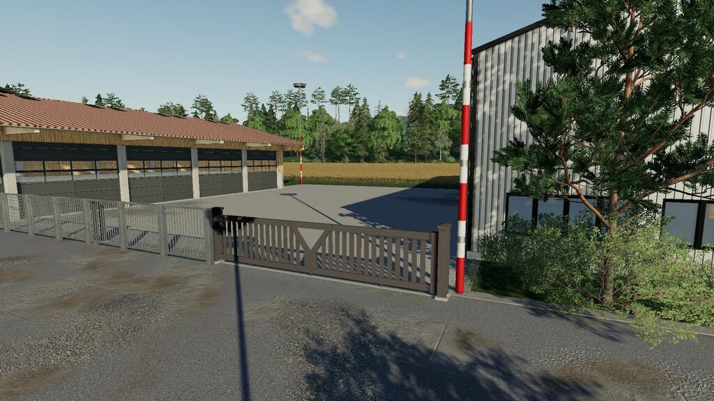 FS19 - Large Sliding Gate V1.0