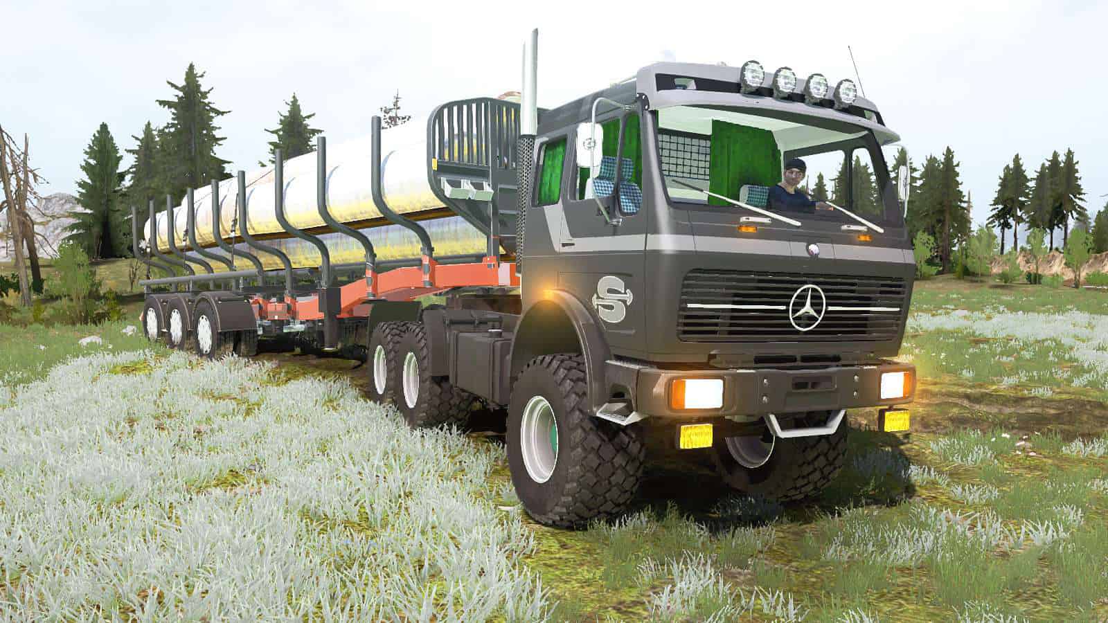 Spintires:Mudrunner - Mercedes-Benz NG 2632 (BR 395) 1974 Truck