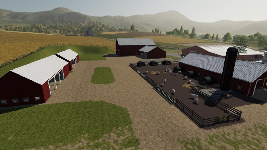 FS19 - Lone Oak Pig Farm Pack V1.0