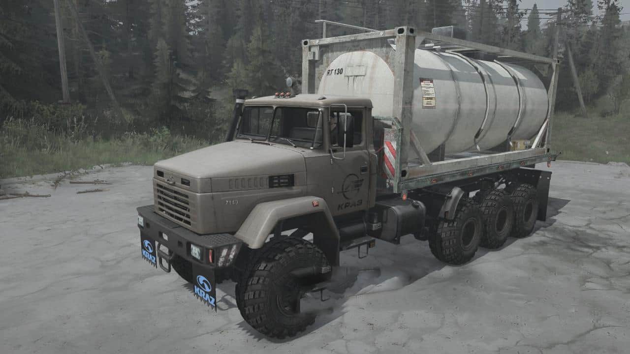 Spintires:Mudrunner - KrAZ-7140H6 Truck V06.04.21