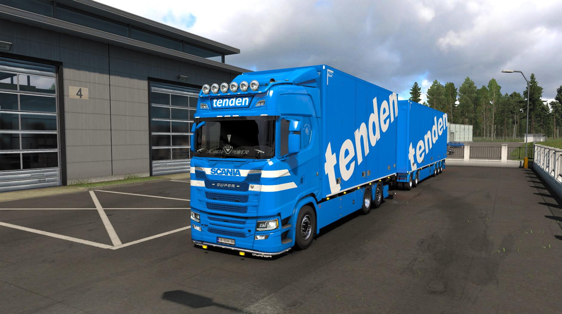 Real companies skins for Scania RJL 1.35 ETS2 - Euro Truck 