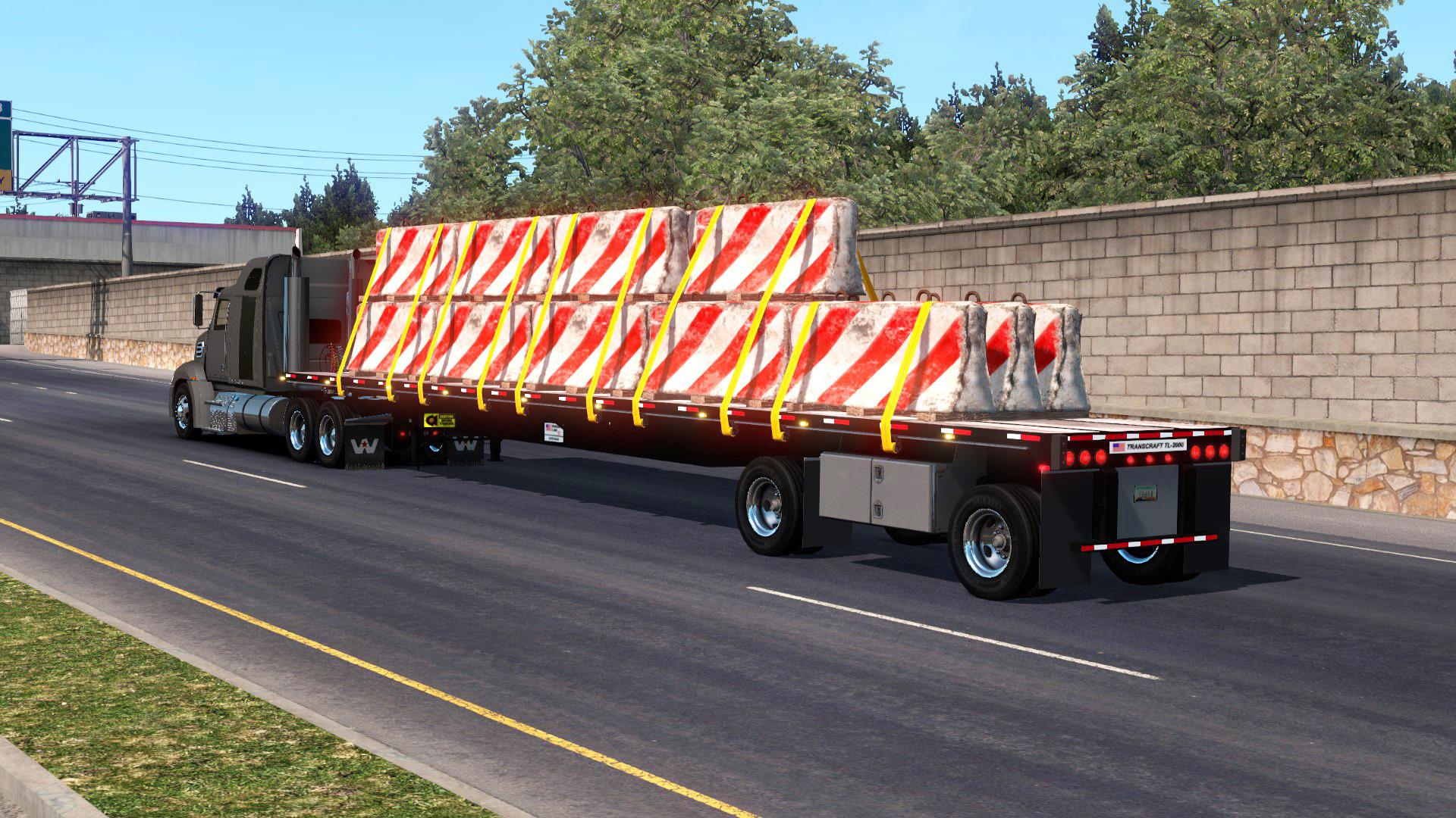 Ats The Transcraft Tl2000 Flatbed Ownable 138x American Truck Simulator Modsclub