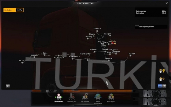 ETS2 - Diyarbakir Map Turkiye V1.6 (1.40.x)