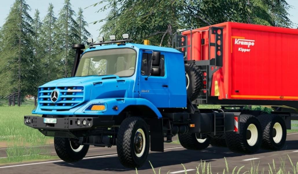 FS19 - Mercedes Benz Zetros 3643 6x6 V1.0