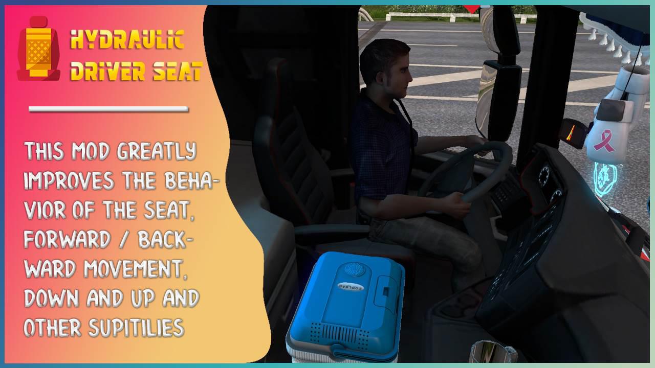 ETS2 - Hydraulic Driver Seat V1.0 (1.35.X)