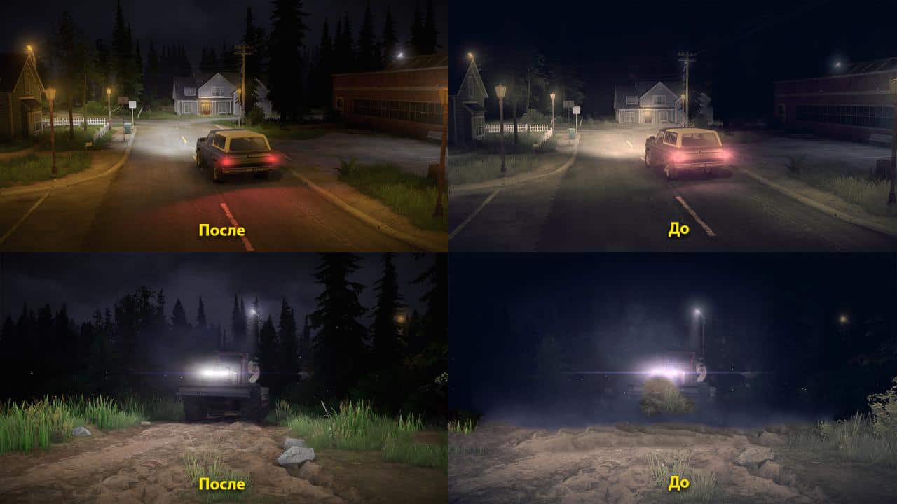 Spintires:Mudrunner - Realistic Graphics Adega Mod Pack V1.5