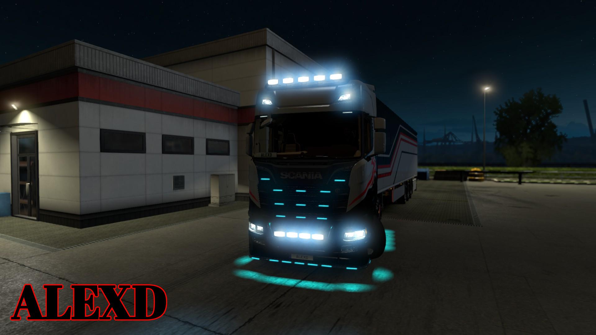 ETS2 - All Trucks for Flare And 10.000 K Lights V1.8 (1.36.x)