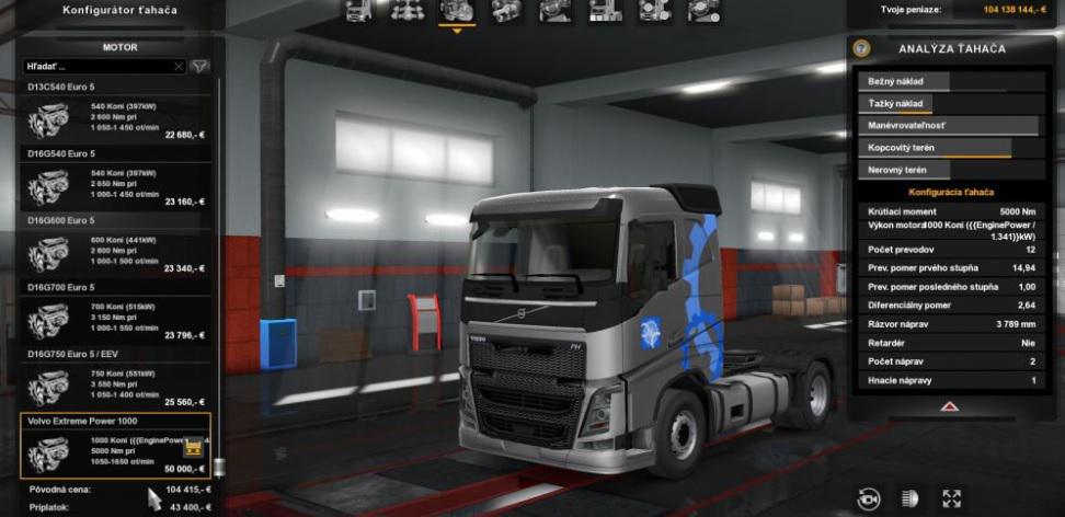 ETS2 - Volvo FH 2012 – 1000 HP Engine (1.35.x)
