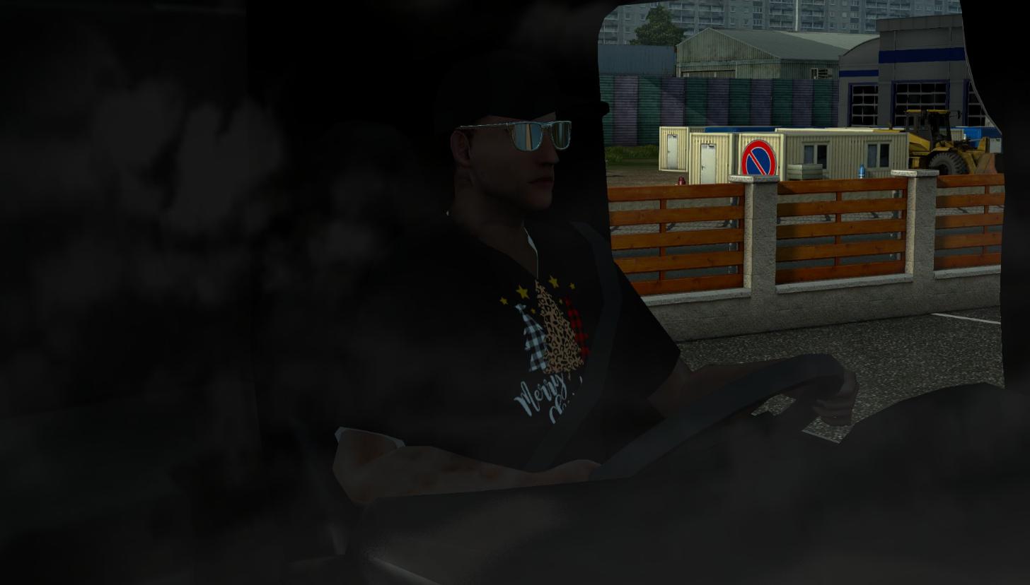 ETS2 - Merry Christmas Driver Skin (1.36.x)