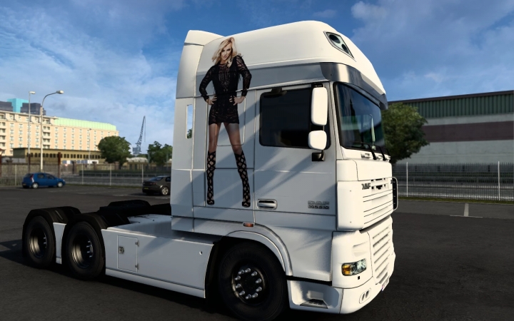 ETS2 - Daf XF 105 Britney Spears Skin (1.41.x)