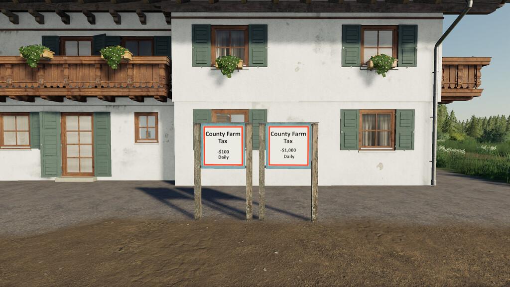 FS19 - Farm Tax Signs V1.0