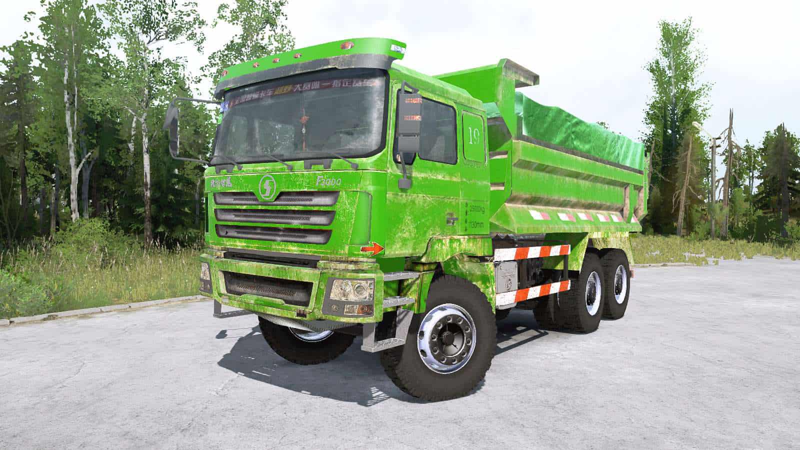 Spintires:Mudrunner - Shacman F3000 6x6 Dump Truck