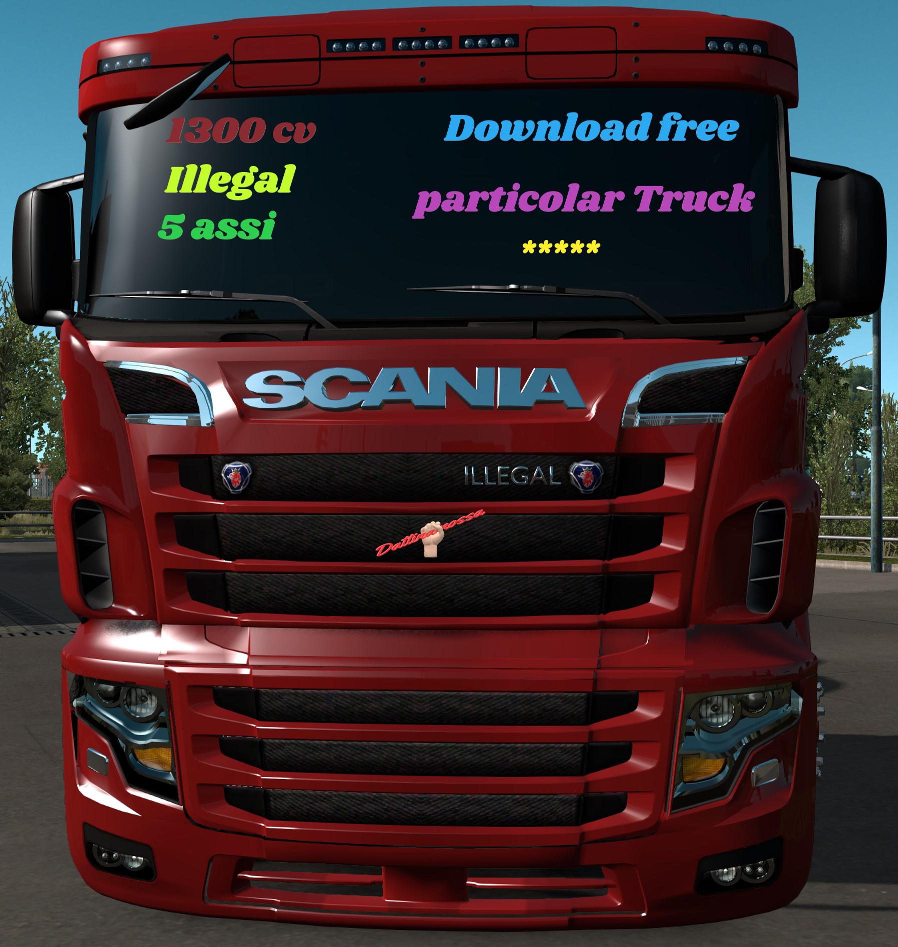 ETS2 - Scania R&S V8 Illegal Reworked V9.0.2 (1.36.x)