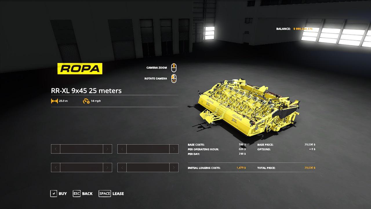FS19 - RRXL 9x45 V1.0