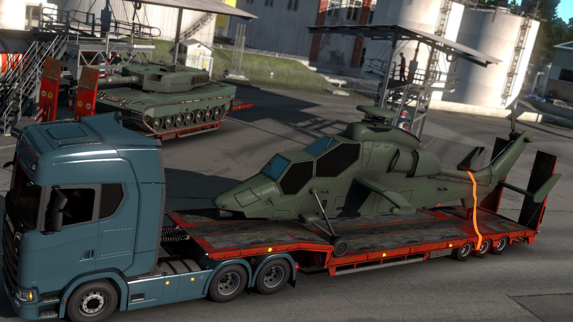 ETS2 - Eurocopter Tiger Cargo 4K V1.0 (1.38.x)