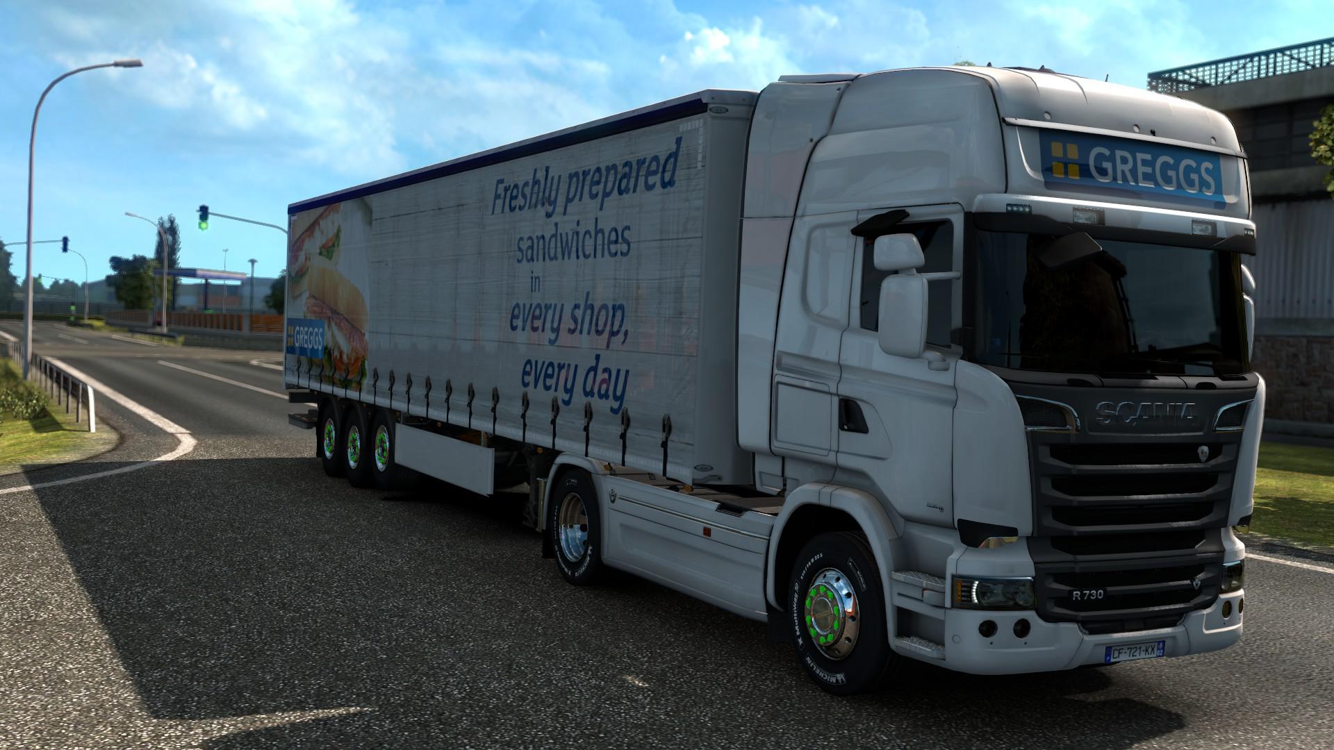 ETS2 - Greggs Truck & Trailer Livery Pack V1.0 (1.38.x)