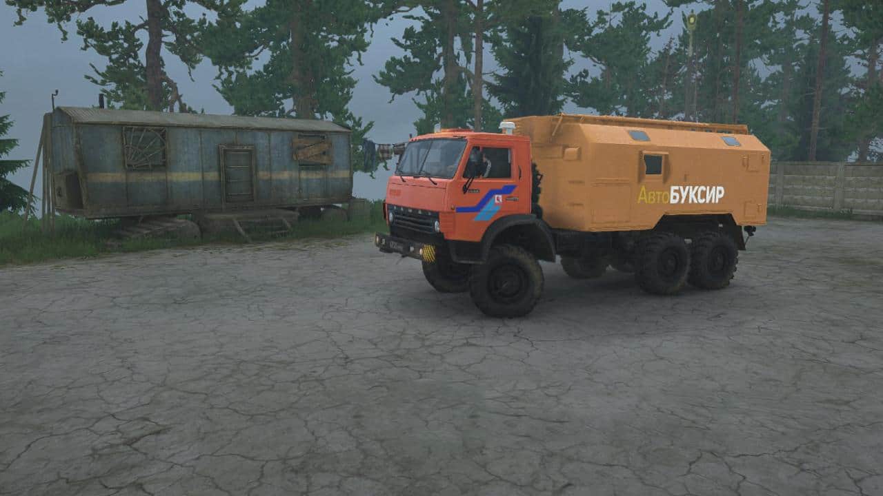 Spintires:Mudrunner - Texture Kunga "Technical Assistance 1" V1.0