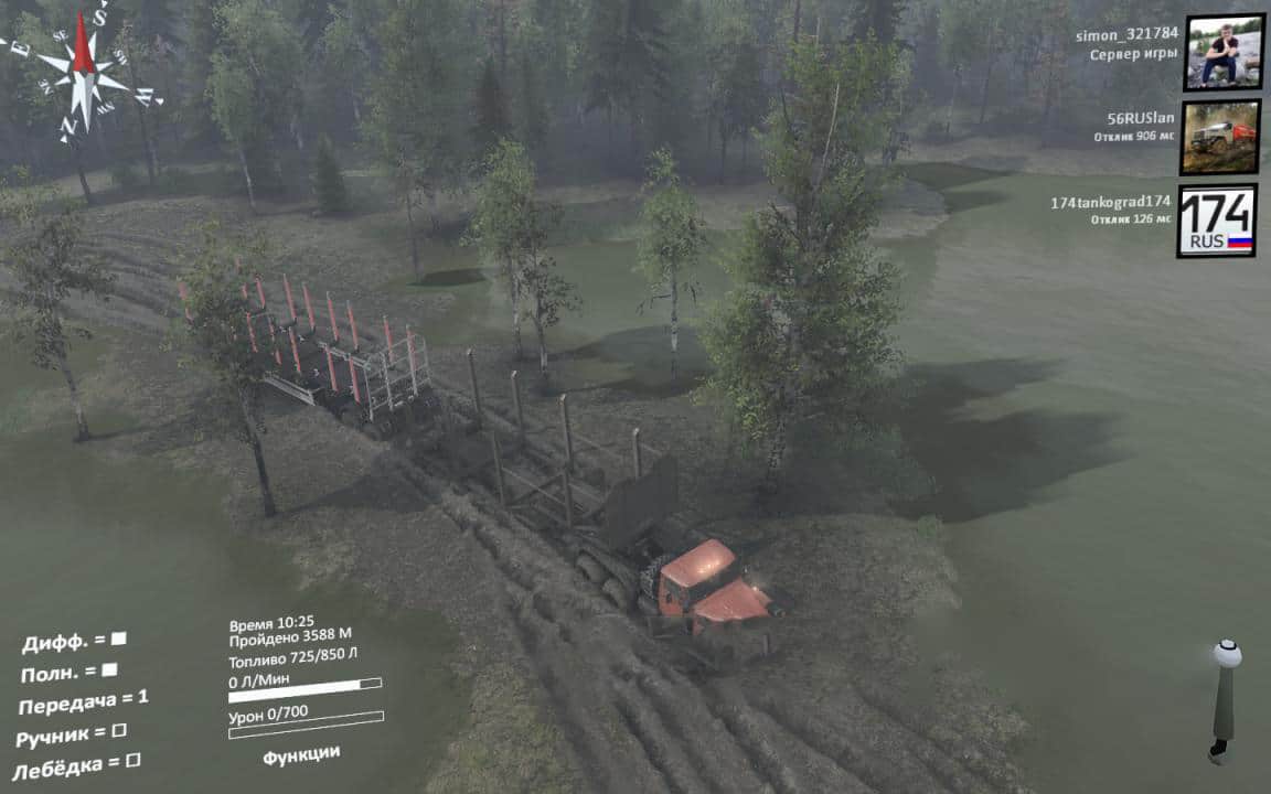 Spintires - Mountain River Map