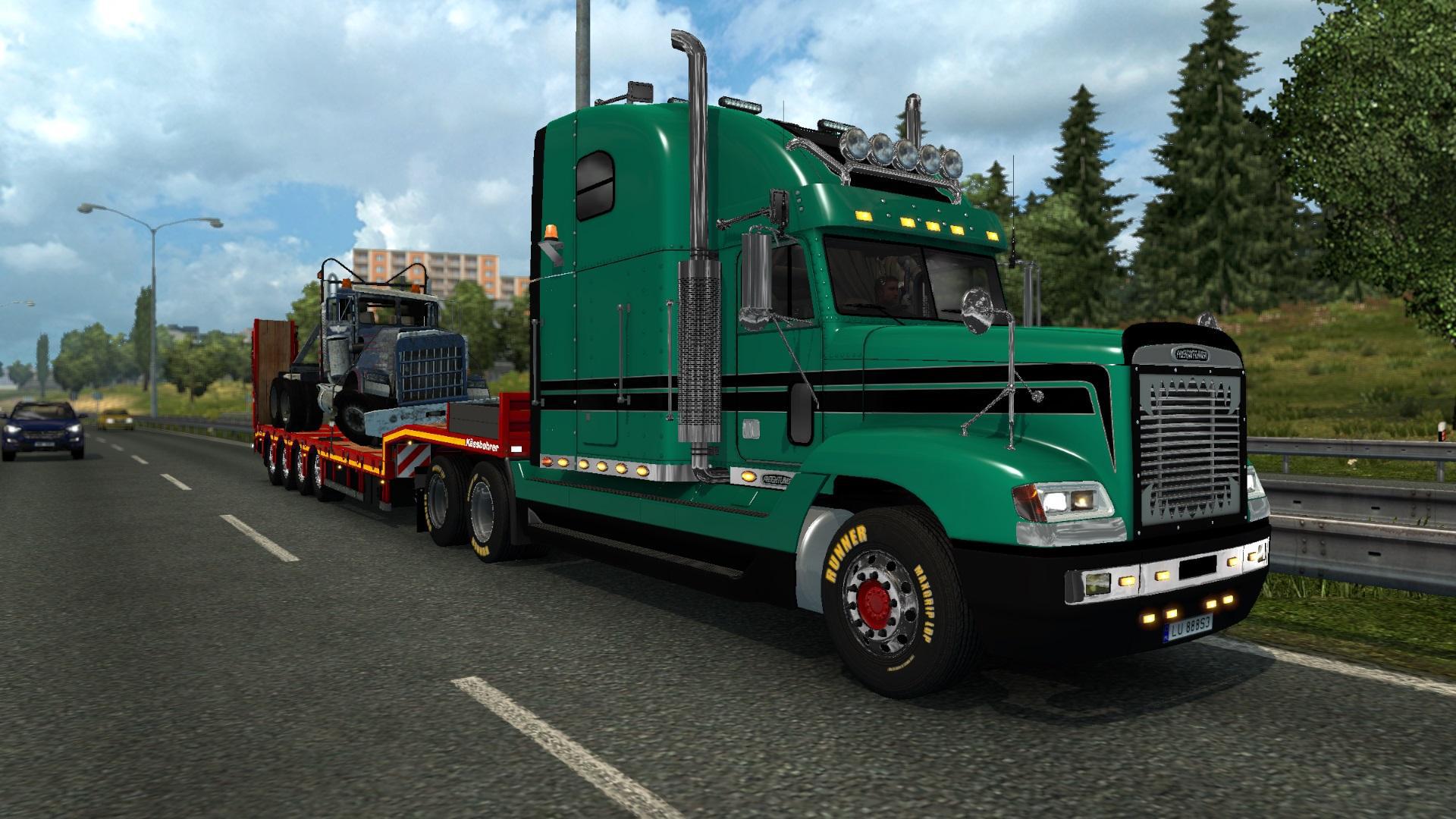 ETS2 - Freightliner FLD Truck V2.2 (1.36.x)