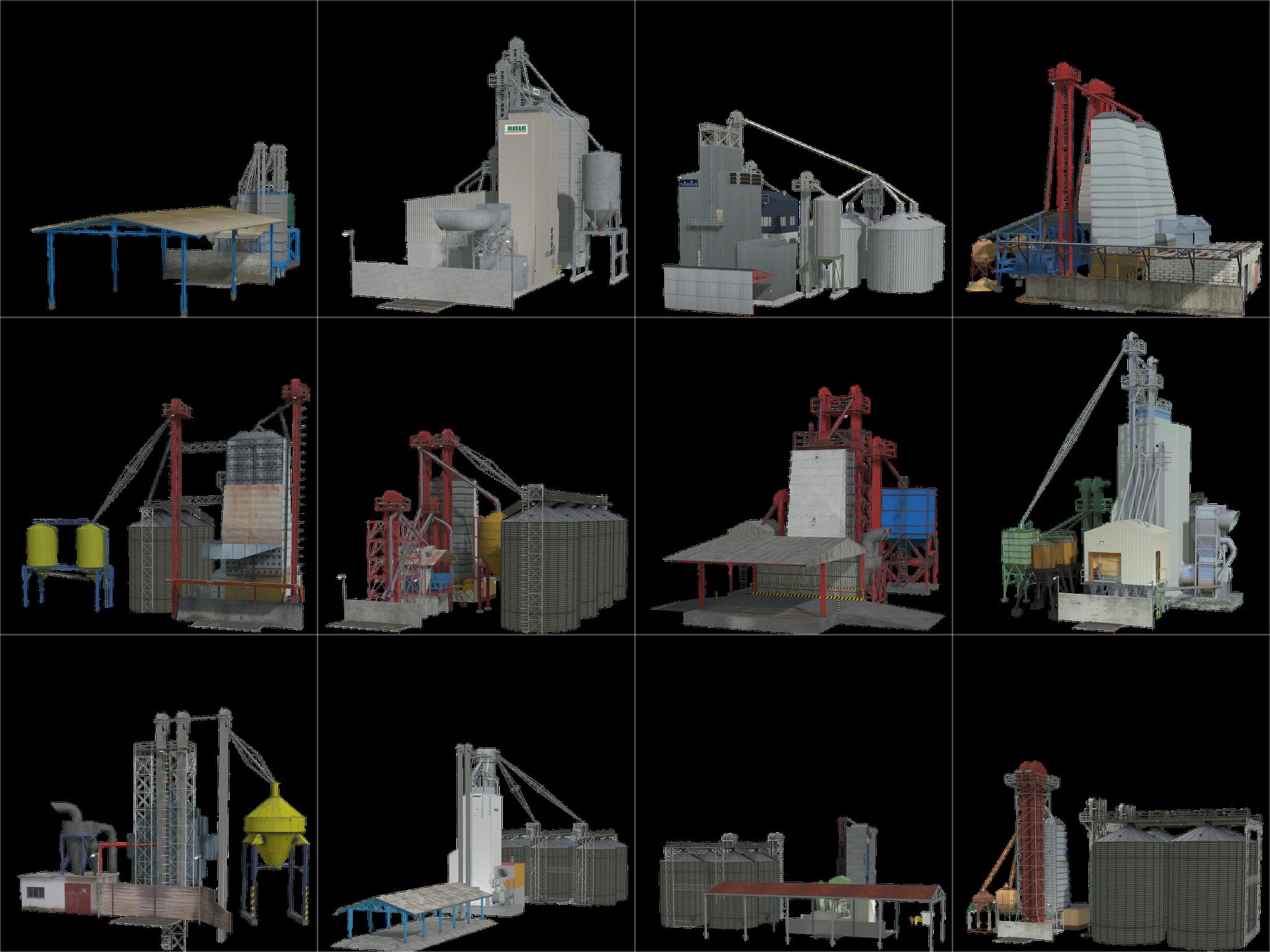 FS19 - Grain-Silo Pack HUN V1.0