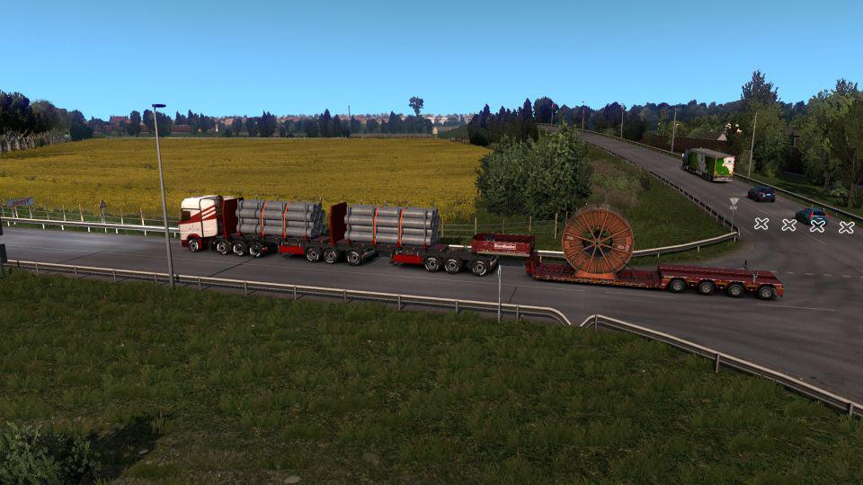 ETS2 - B-Triple with Cargo V1.0 (1.37.x)
