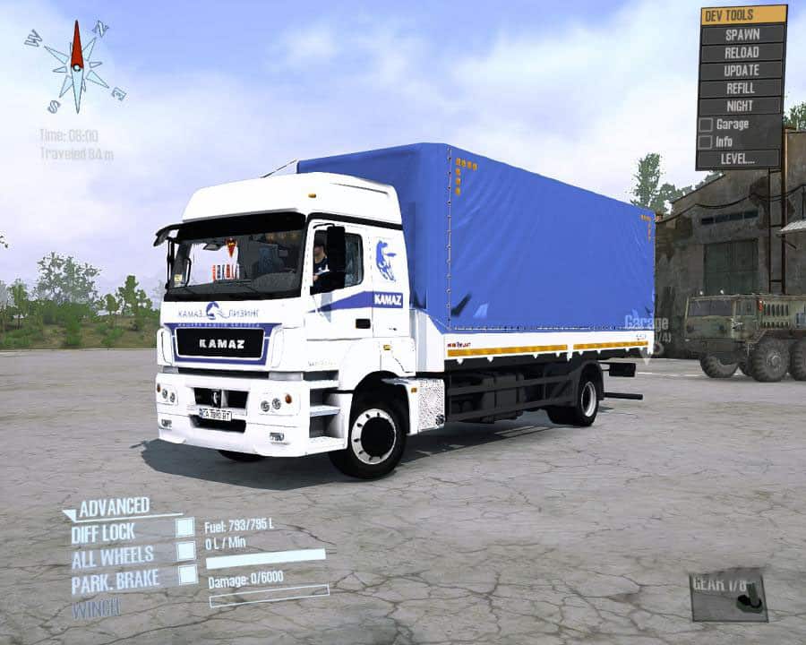 Spintires:Mudrunner - KamAZ-5325 Truck V1.0