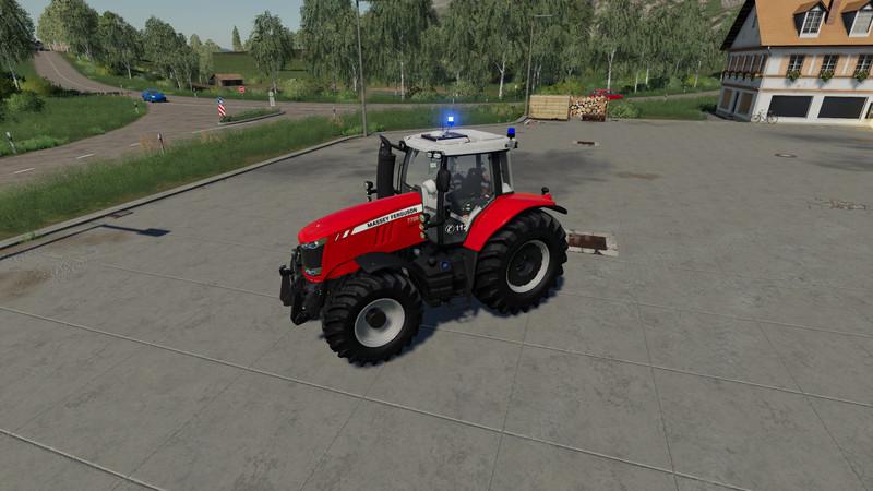 FS19 - Massey Ferguson 7700 - Fire Engine Tractor V1.2