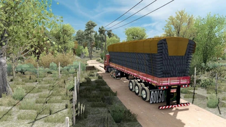 ETS2 - Realistic Brazil Map Mod (Mapa Oeste Baiano V4.3) 1.41.x