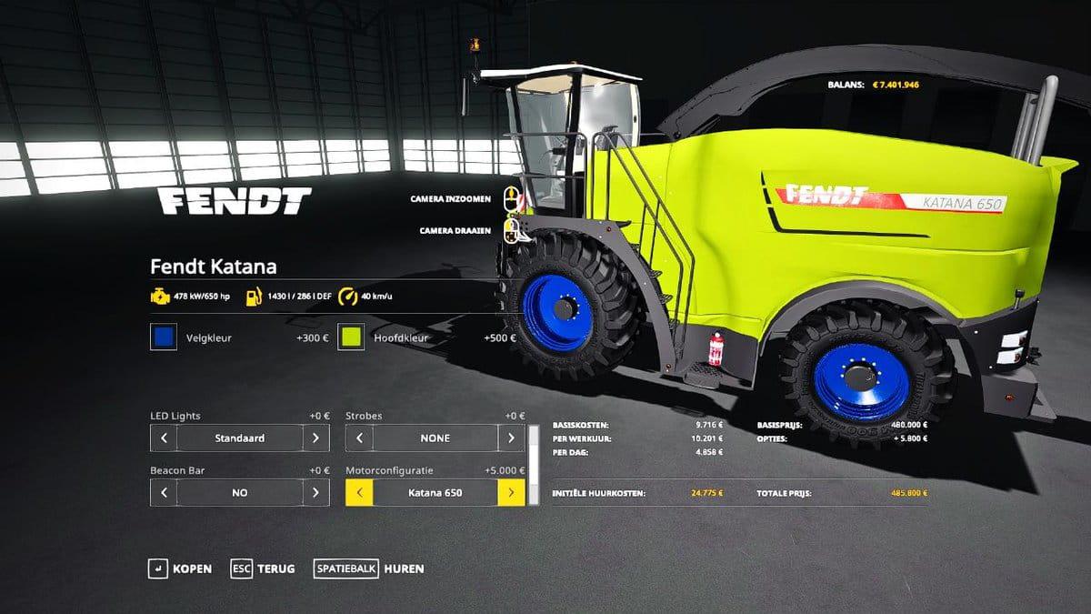 FS19 - Fendt Katana Harvester V2.5