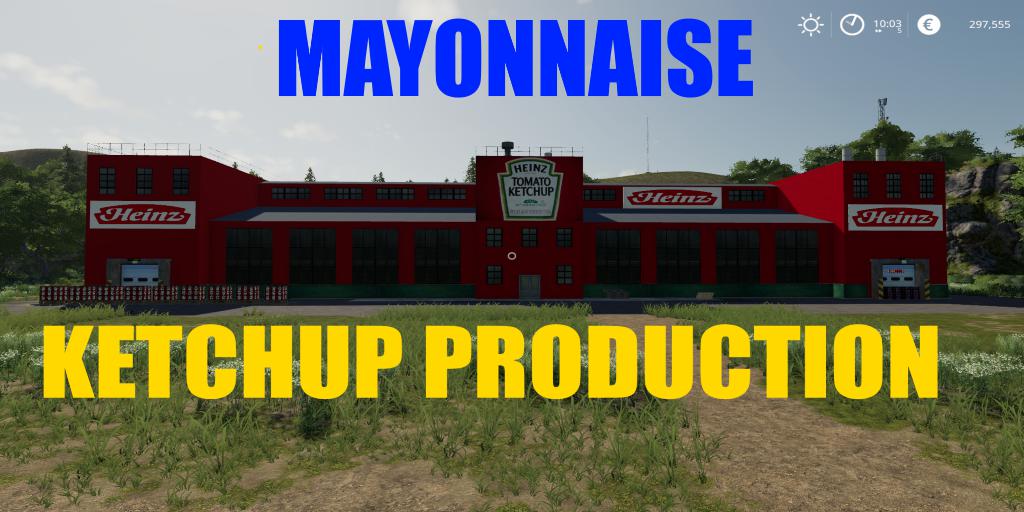 FS19 - Placeable Ketchup Mayonnaise Production V1.0.5
