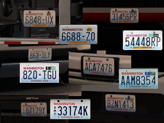 ETS2 - Improved Licence Plates V1.4 (1.36.x)