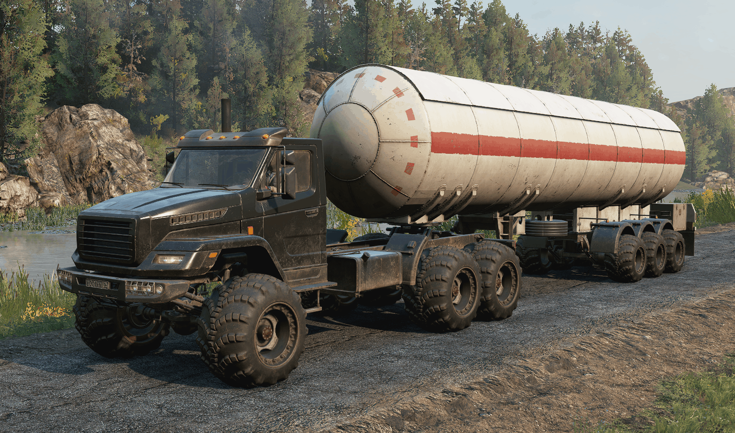 SnowRunner - Offroad Oiltank Semitrailer V1