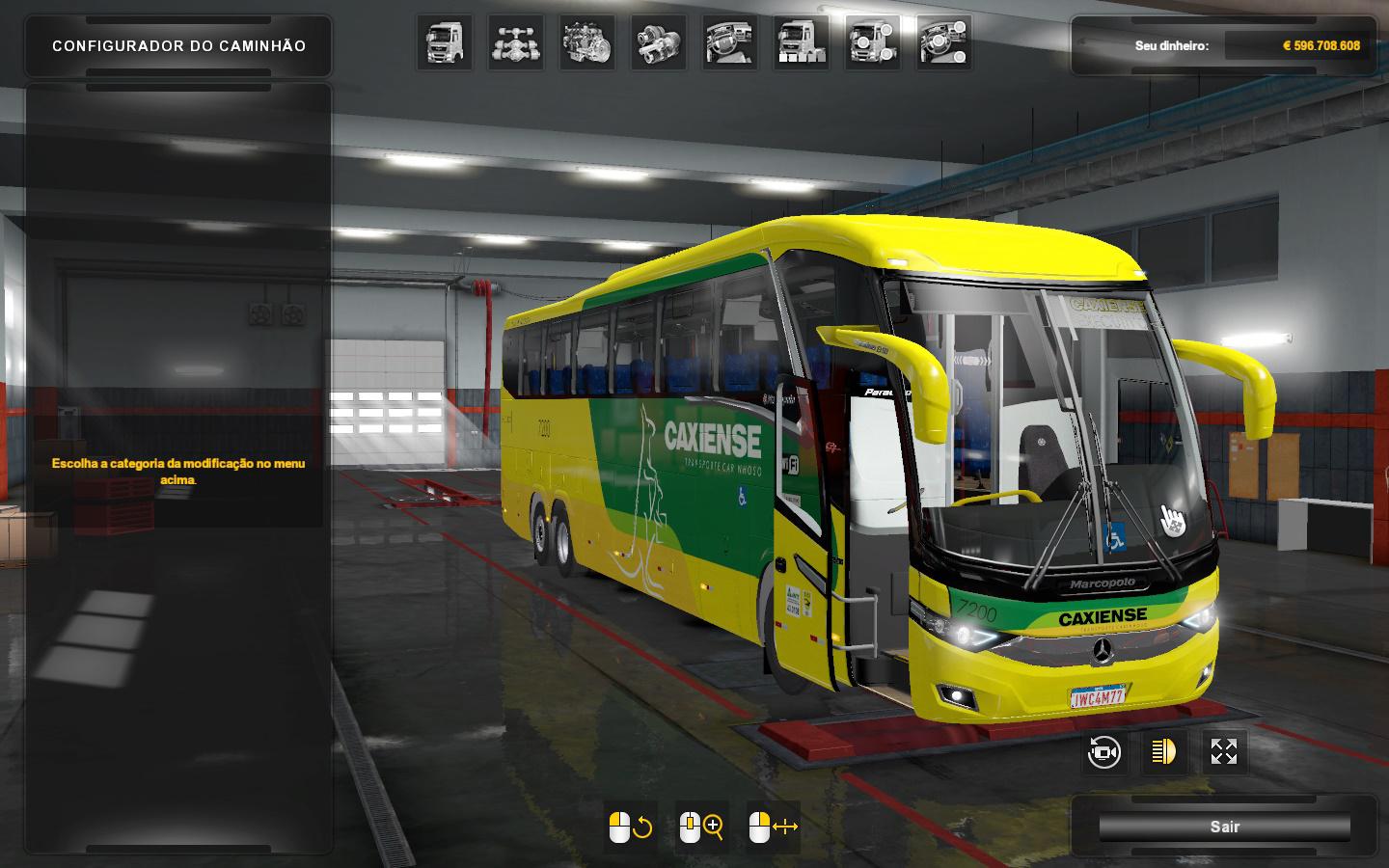 ETS2 - Marcopolo New G7 1350 Bus V1.2 (1.36.x)