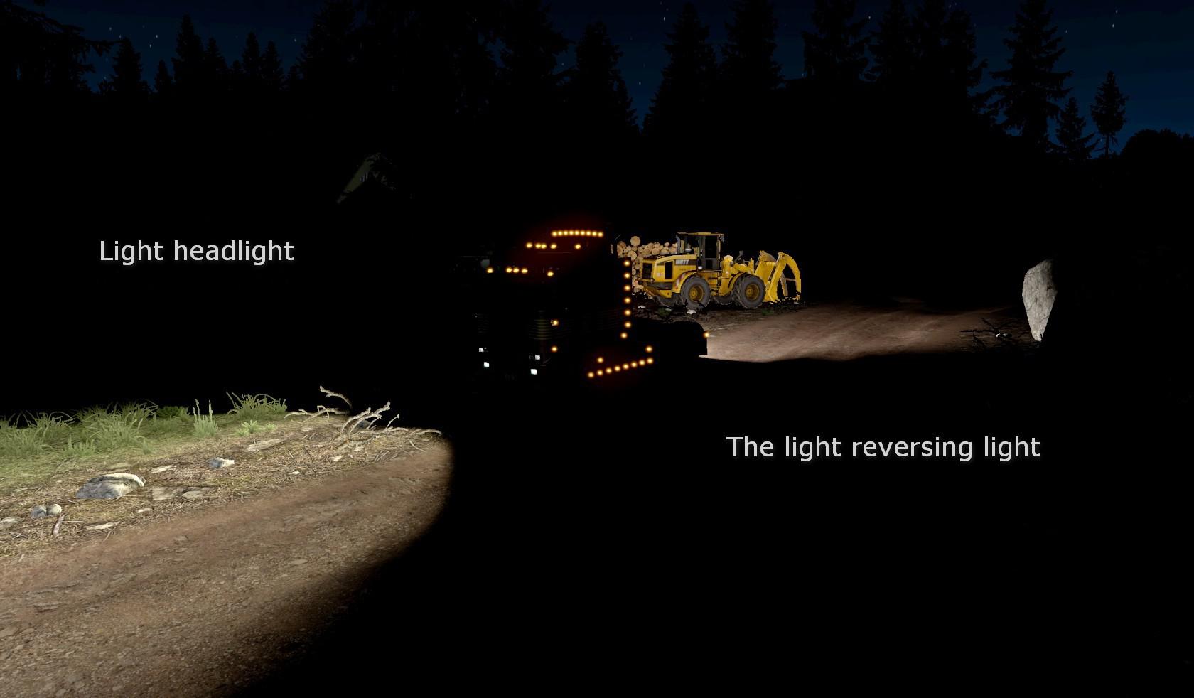 ETS2 - Headlights + R (1.35.X)