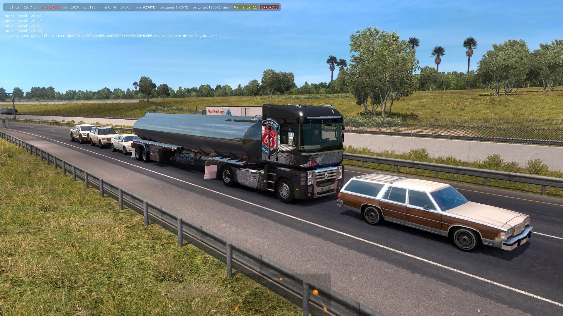 ATS - Renault Magnum in Traffic Mod (1.35.x)