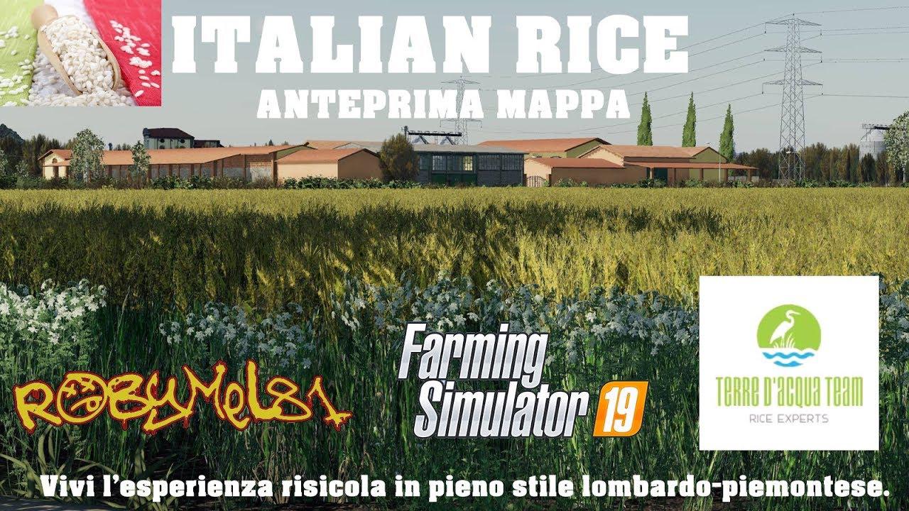 FS19 - Italian Rice Map V1.0