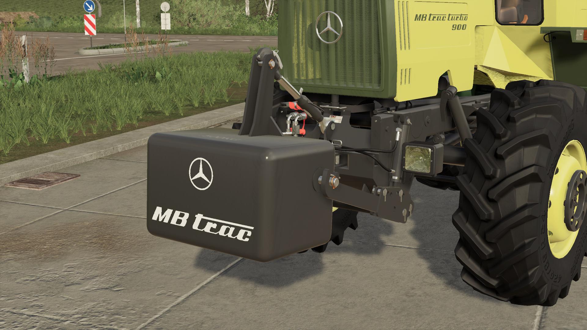 FS19 - MB Trac Gewichte V1
