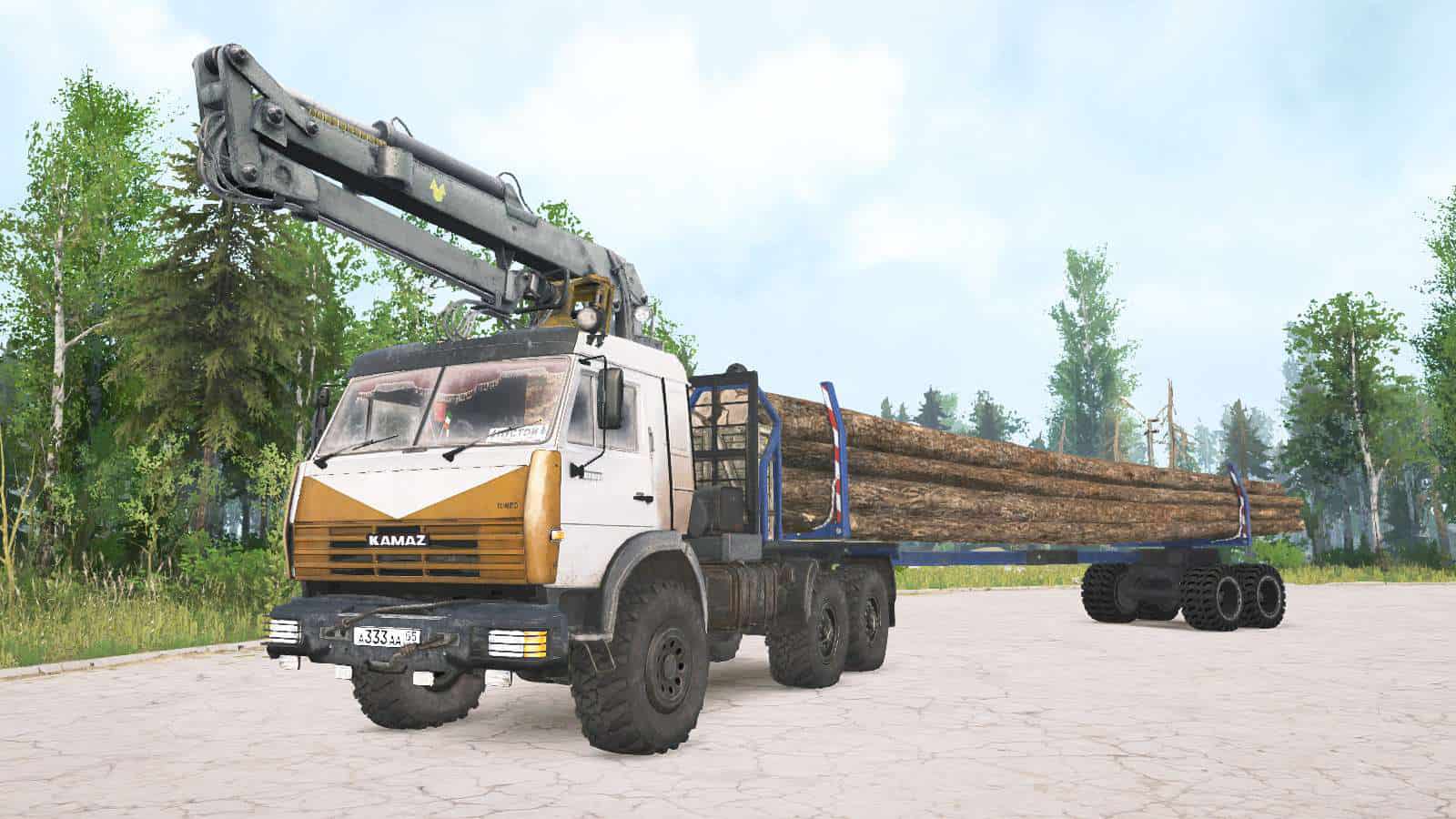 Spintires:Mudrunner - KamAZ-4410 Truck
