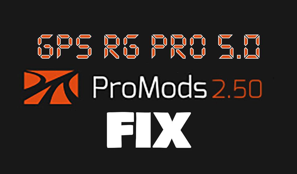 ETS2 - GPS RG Pro Promods Fix V5.0 (1.38.x)