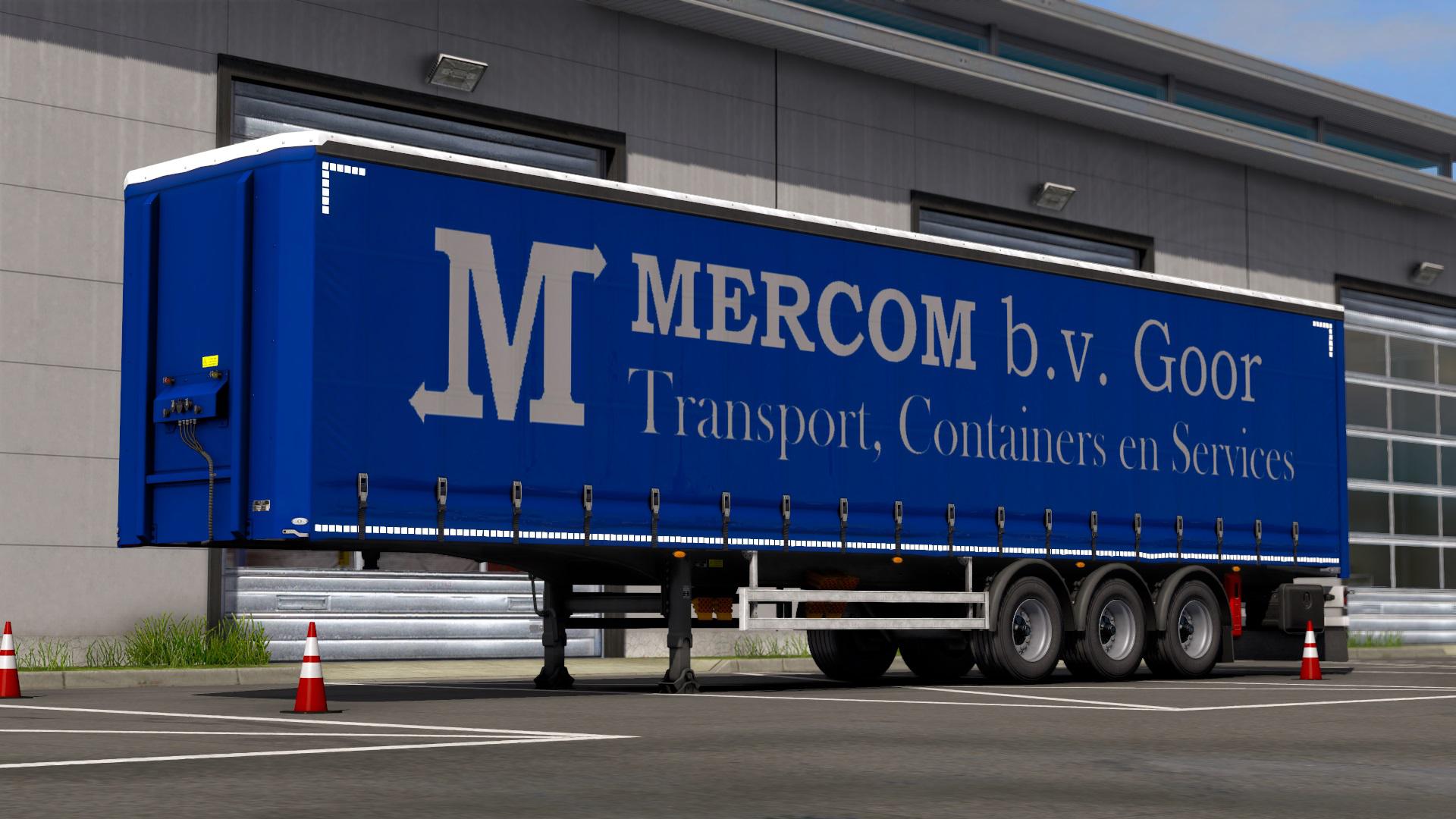 ETS2 - Mercom Goor Ownable Trailer Skin V1.0 (1.39.x)