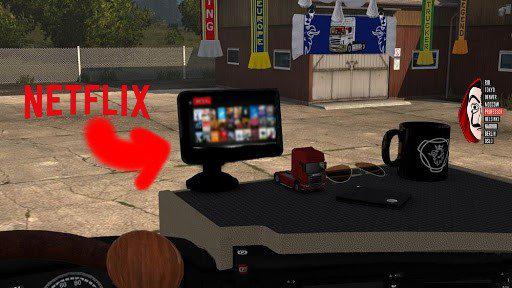 ETS2 - Video Player Netflix (1.38.x)