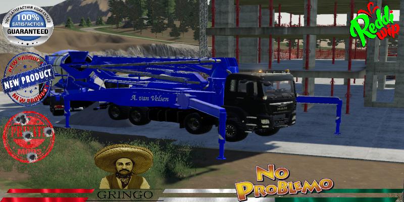FS19 - Man Concrete Pump A. Van Velsen V1.5