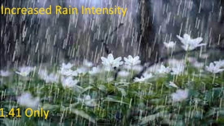 ETS2 - Increased Rain Intensity (1.41.x)