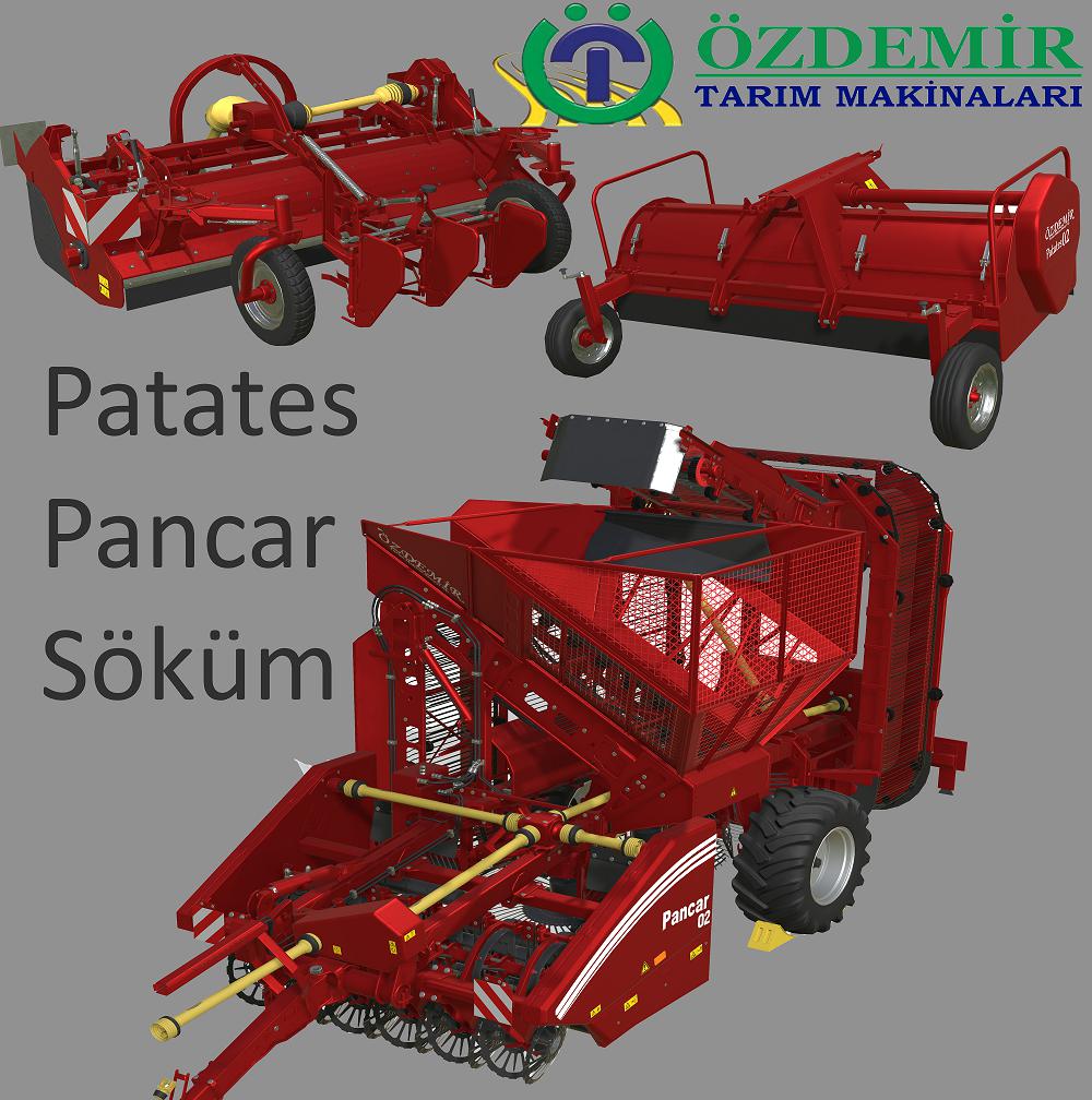 FS19 - Ozdemir Tarim Pancar ve Patates Sokum V1.0