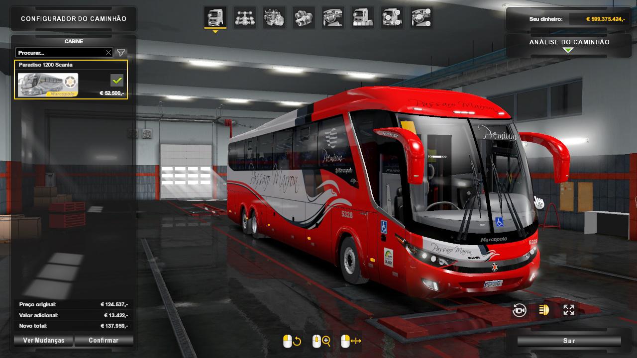 ETS2 - FC Bus G7 Scania 6x2 A V2.5 (1.36.x)