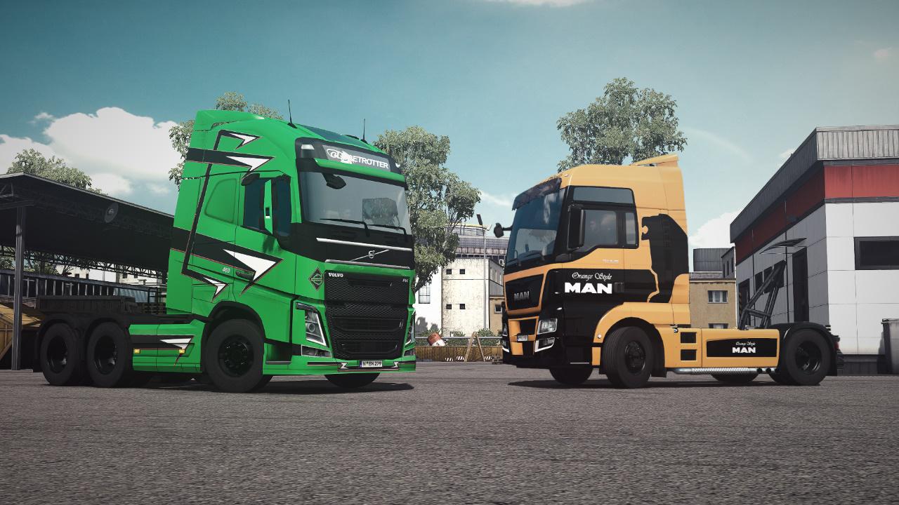 ETS2 - Two Guys - Two Skins V1.0 (1.37.x)