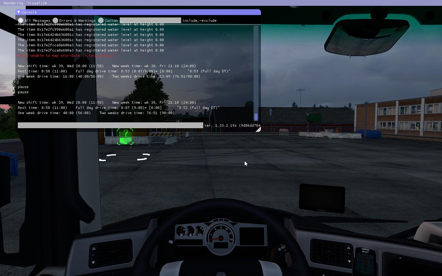 ETS2 - Simple Tachograph V1.6 (1.36.x)