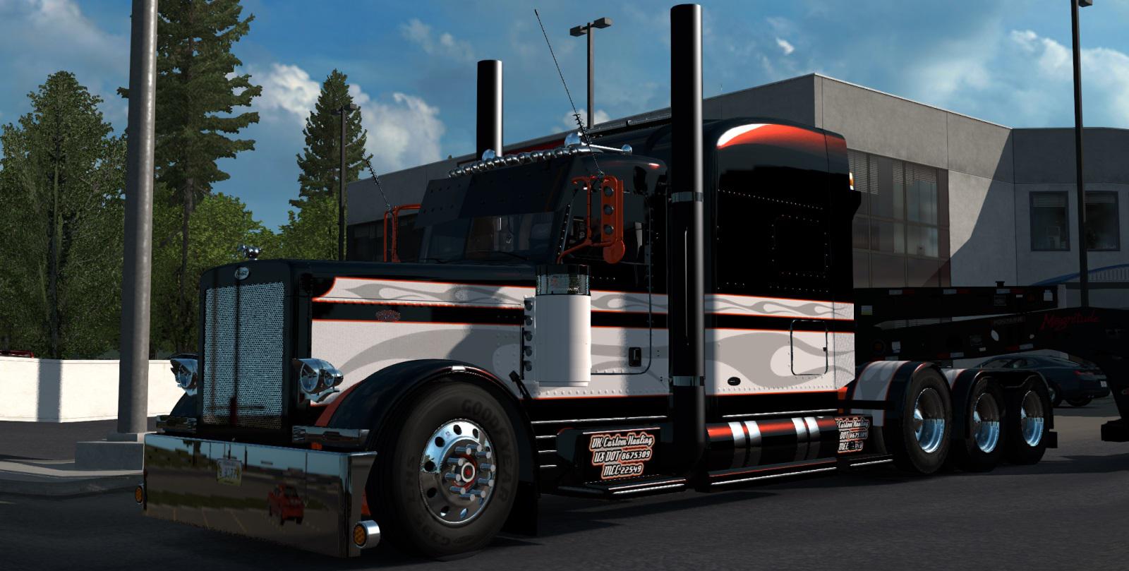 ATS - Phantom Flames Chagable Metalic Skin V1.0 (1.39.x)
