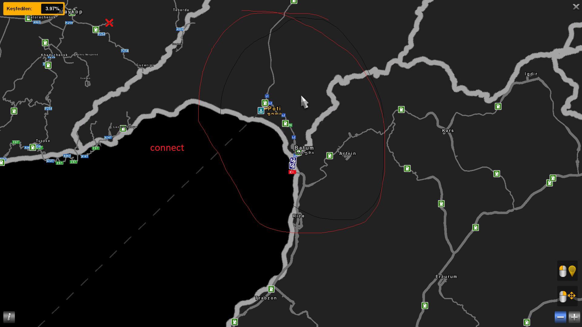 ETS2 - Promods V2.5 & Project Turkey - SR Map Road Connection (1.38.x)